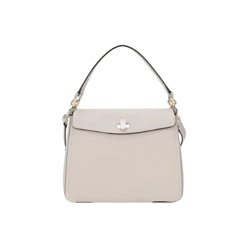 Furla Danae Коровья кожа Тофу Сумка через плечо Сумка Маленькая Женская Светлый Бежевый