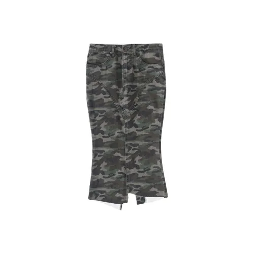 ZAZN Деним Длинная Юбка Женская Камуфляж