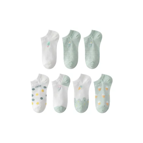 Низкие носки Flowers in water женские набор Combo Set