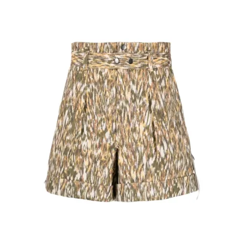 ISABEL MARANT Хаки Женские Повседневные шорты