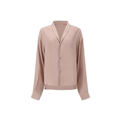 Oude Waag Светло-розовые Женские Рубашки