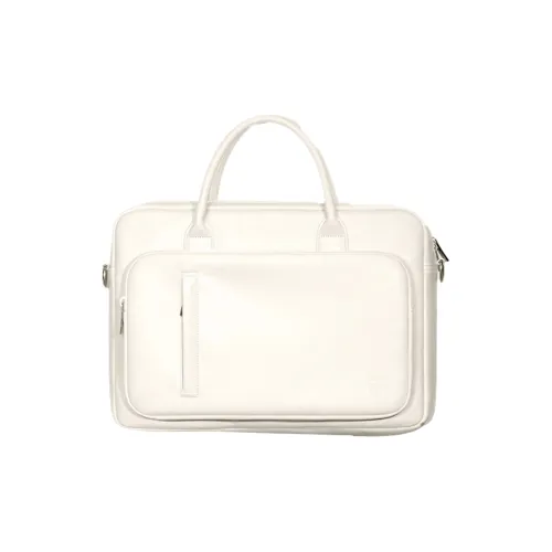 Techson Кремовая кожа Ноутбук Сумка Унисекс Многоцветная