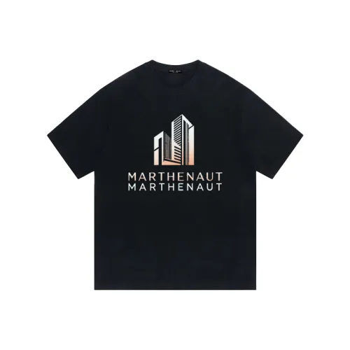MARTHENAUT Черная унисекс футболка