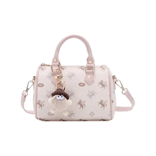 JANE KLAIN Синтетическая кожа текстиль Мозаика Бостонская сумка Сумка Женская Вишневый цветок Розовый