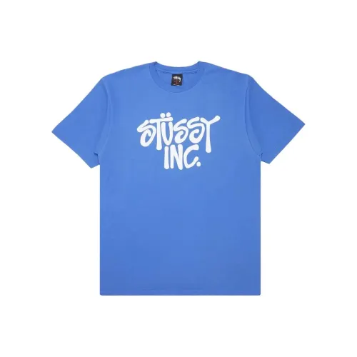 Stussy Синий Мужской T-Рубашки