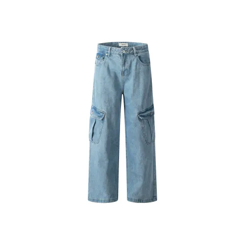 FDYZ Прибрежный синий Унисекс Брюки карго