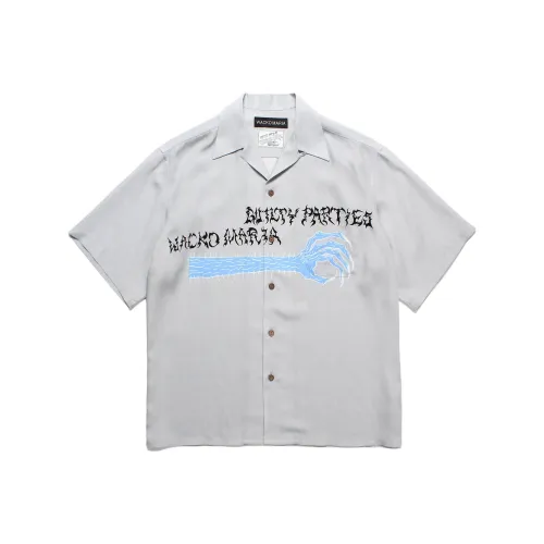 WACKO MARIA NECKFACE Collaboration Серые Унисекс Рубашки