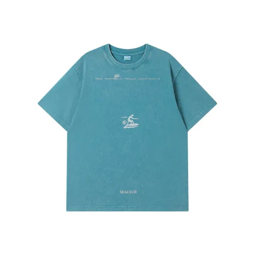 Crying Center Озерно-голубой Унисекс T Рубашки