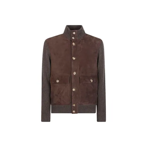 BRUNELLO CUCINELLI Куртки и Пальто Мужской Коричневый