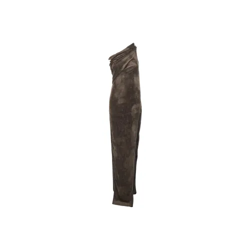 RICK OWENS совместный бренд RO Без рукавов Платье Женское Умбра