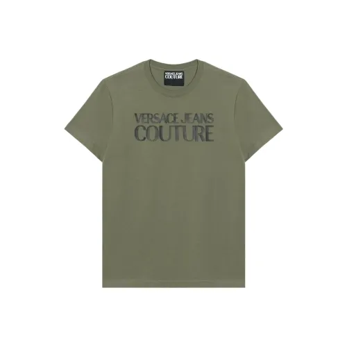 VERSACE JEANS COUTURE Рубашка Мужская Армейский Зеленый