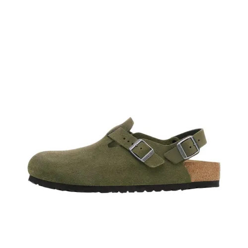 Birkenstock Tokio Low Топ Повседневная обувь Унисекс Зеленый Узкая версия