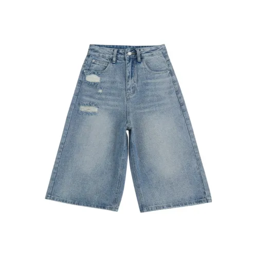 SHIJI JYJ 511 Светло-синий Женские Джинсовые шорты