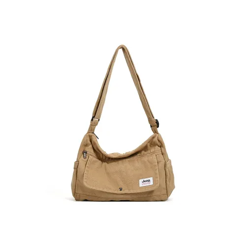 Jeep Холст Сумка через плечо Сумка на плечо Стандартная Унисекс Хаки Армейский зеленый Серый Черный