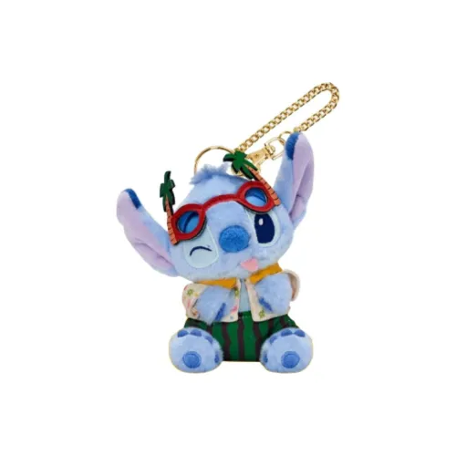 Disney x DISNEYLAND Стич And Angel Тропический Пляж Angel Куклы Plush Подвеска 10,5 см Рекомендуемый рост Shanghai Disney