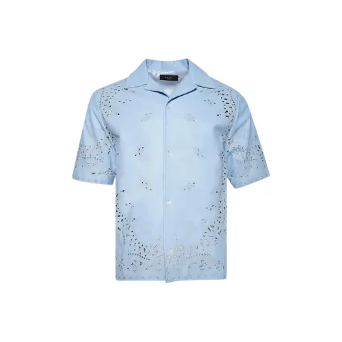 AMIRI Небесно-голубой Мужские Рубашки