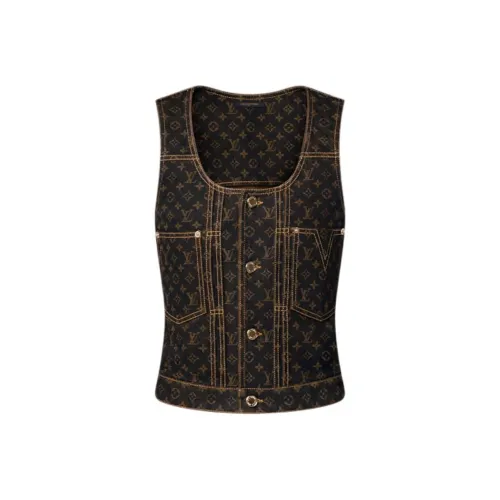 LOUIS VUITTON Майка Женская Коричневая