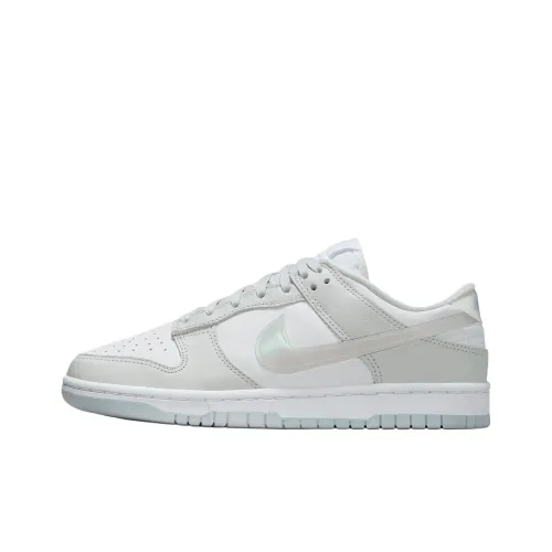 Nike Dunk Скейтборд Кроссовки Низкие Светло-Серые Женские