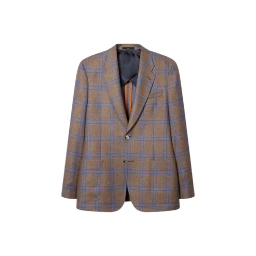 Paul Smith Коричневый Мужской Деловой костюм