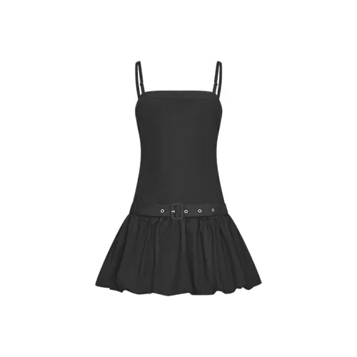 URBAN REVIVO Miu Girlish Без рукавов Платье Женское