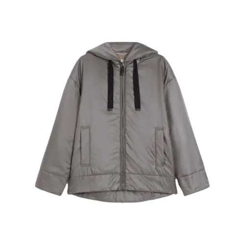 MaxMara Темно-серые женские объемные куртки (пуфы)