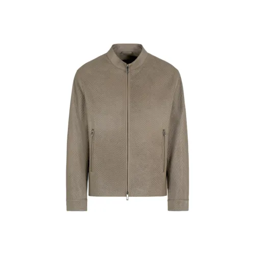 EMPORIO ARMANI Кожа Куртка Мужская
