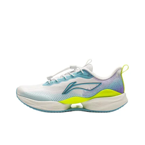 LINING YOUNG RUNNING KIDS Беговые кроссовки Низкий Топ Белый Синий Школьный возраст