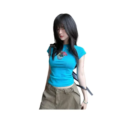 Aimilian Синие Женские Футболки