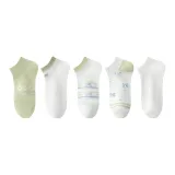 5 пачек, Зеленый квадрат + Белая полоска + Белое сердце + Белая двойная полоска + Белая цепь