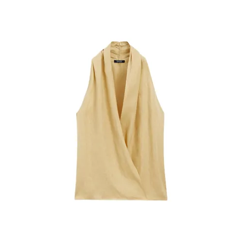 Massimo Dutti Желтые Женские Рубашки