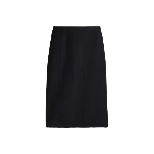 H&M Черные Женские Повседневные Длинные Юбки