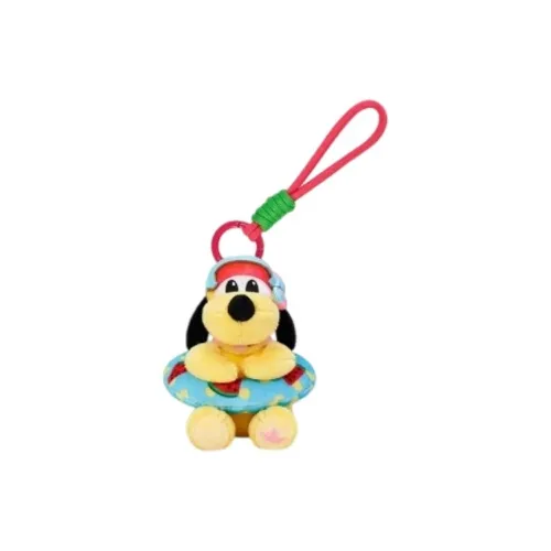 Disney x DISNEYLAND Mickey Mouse and Friends Summer Style Чип и Дейл Плуто Кольцо для ключей Кукла Плюшевая подвеска