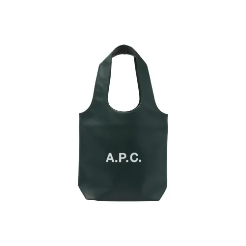 A.P.C. Ninon Тоут Сумка Сумка для покупок Полиуретановая Сумка Женская Зеленая