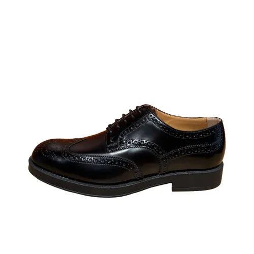 TOD'S Мужские низкие туфли черного цвета