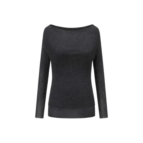 SWAYING KNIT Черно-серый Женские Свитеры