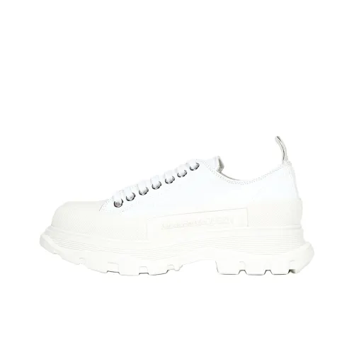 Alexander McQueen Tread Slick Low Топ Обувь на платформе Мужская Белая