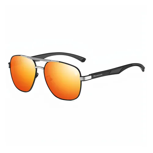 Maserati Металл Aviator Солнцезащитные очки Унисекс