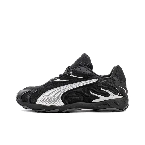 PUMA Inhale Беговые кроссовки Низкий топ Черный Серебряный Мужской