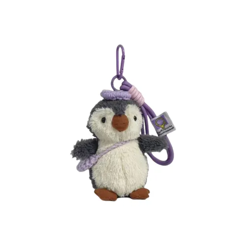 77 SEVEN DREAM Берет Пингвин Сумка через плечо Брелок Кукла Плюшевая Подвеска Высота 16 см