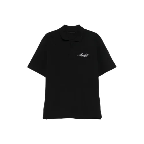 Moncler Поло Мужское Угольный Серый