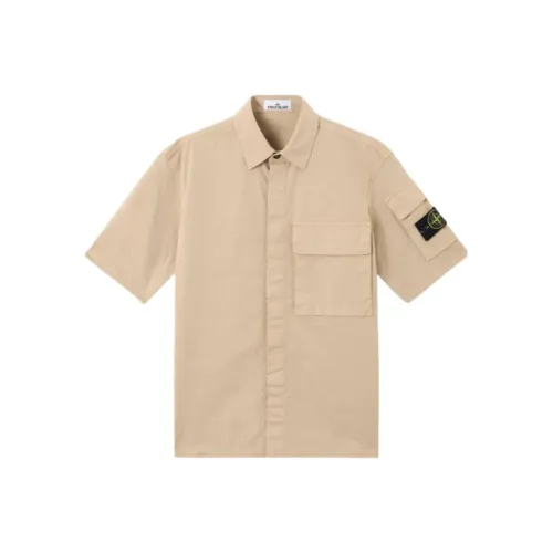 STONE ISLAND Рубашка Мужская Желтая