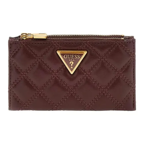 GUESS ПУ (полиуретан) Кошелек Стандартный Женский Коричневый Красный