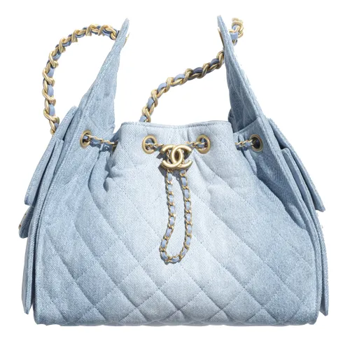 CHANEL 25Bag Выстиранный деним Сумка через плечо Маленькая Женская Синяя