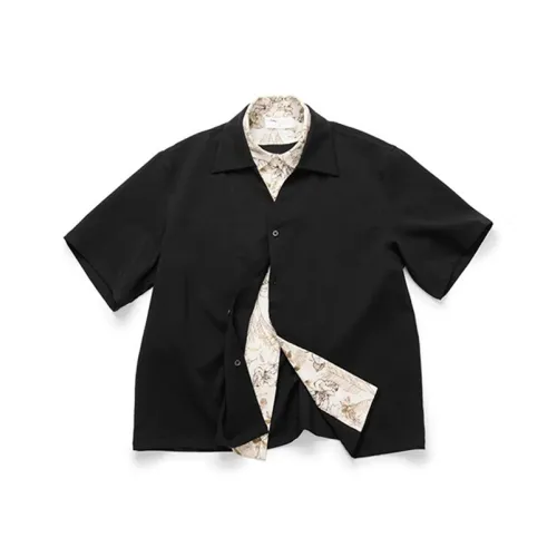 PVPVPV Черная унисекс рубашка