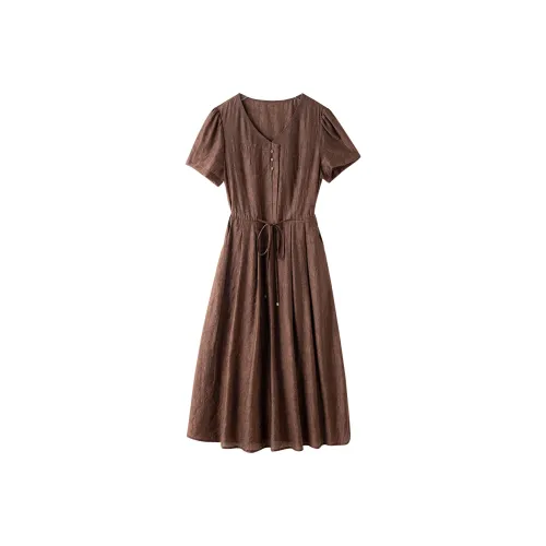 To The West Короткий рукав Платье Женское