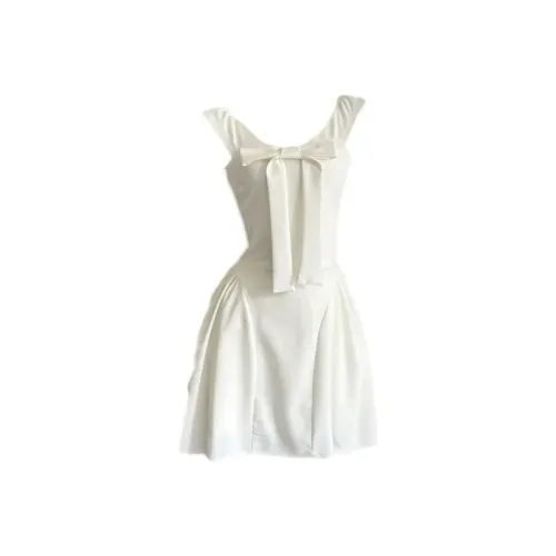 JOSR Белые Женские Платья без рукавов