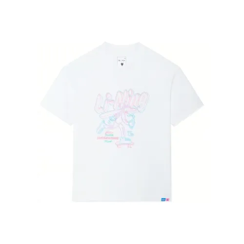 Лайнер x Steven Harrington T-Shirt Унисекс Белый