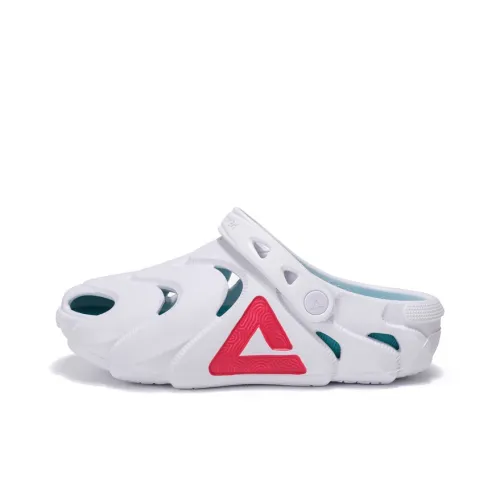 PEAK Pole Hole Shoes Сабо Мужской Белый Красный Зеленый