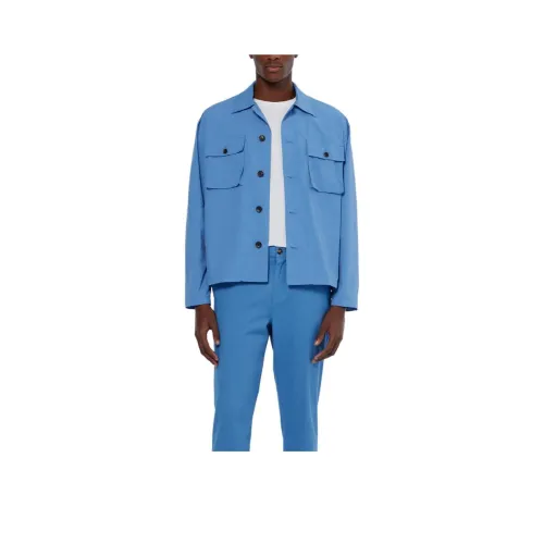 Scotch&Soda Озерно-голубой Мужская Рубашка