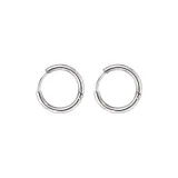 [Подходит для обычного ушного лоба] 12 мм Медицинские стандартные серьги-кольца из титановой стали